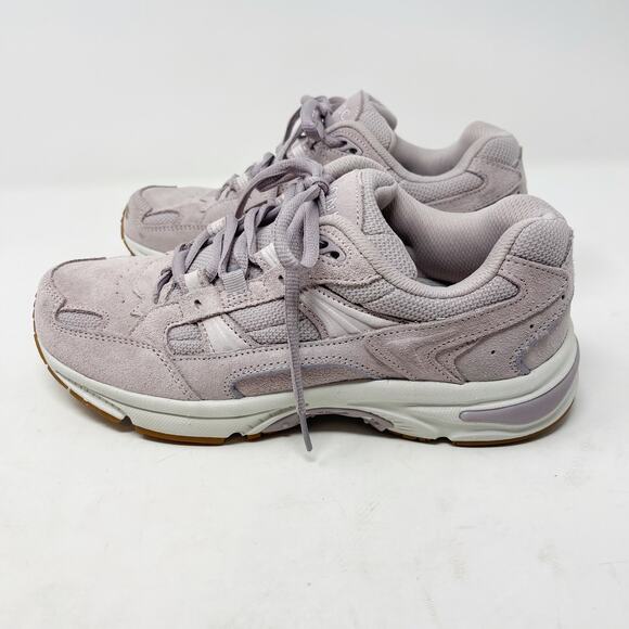 Vionic Size 7.5 Purple Mist Suede 23WALK Adult Sneaker Leather Lace Up Firm Heel - Picture 9 of 12